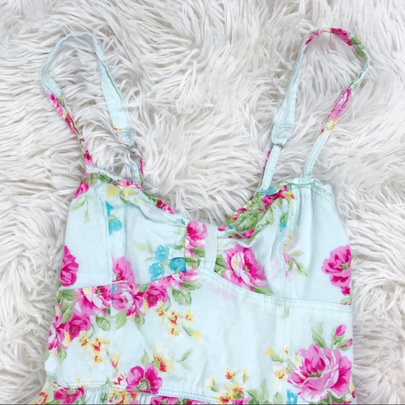 ABERCROMBIE Girls Summer Dress Floral Size S - Picture 3 of 6